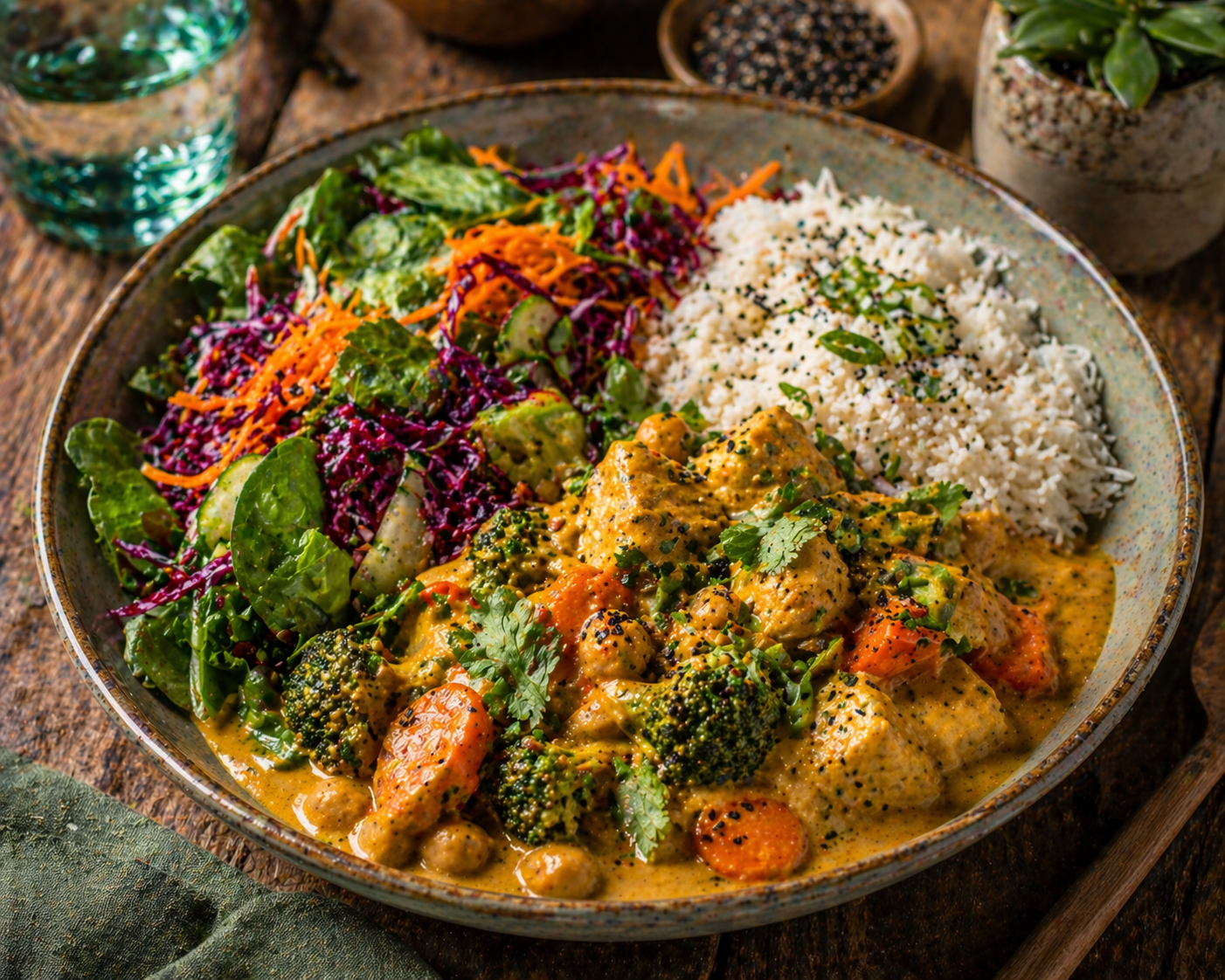 Plat de Solaris Vegan Bistro