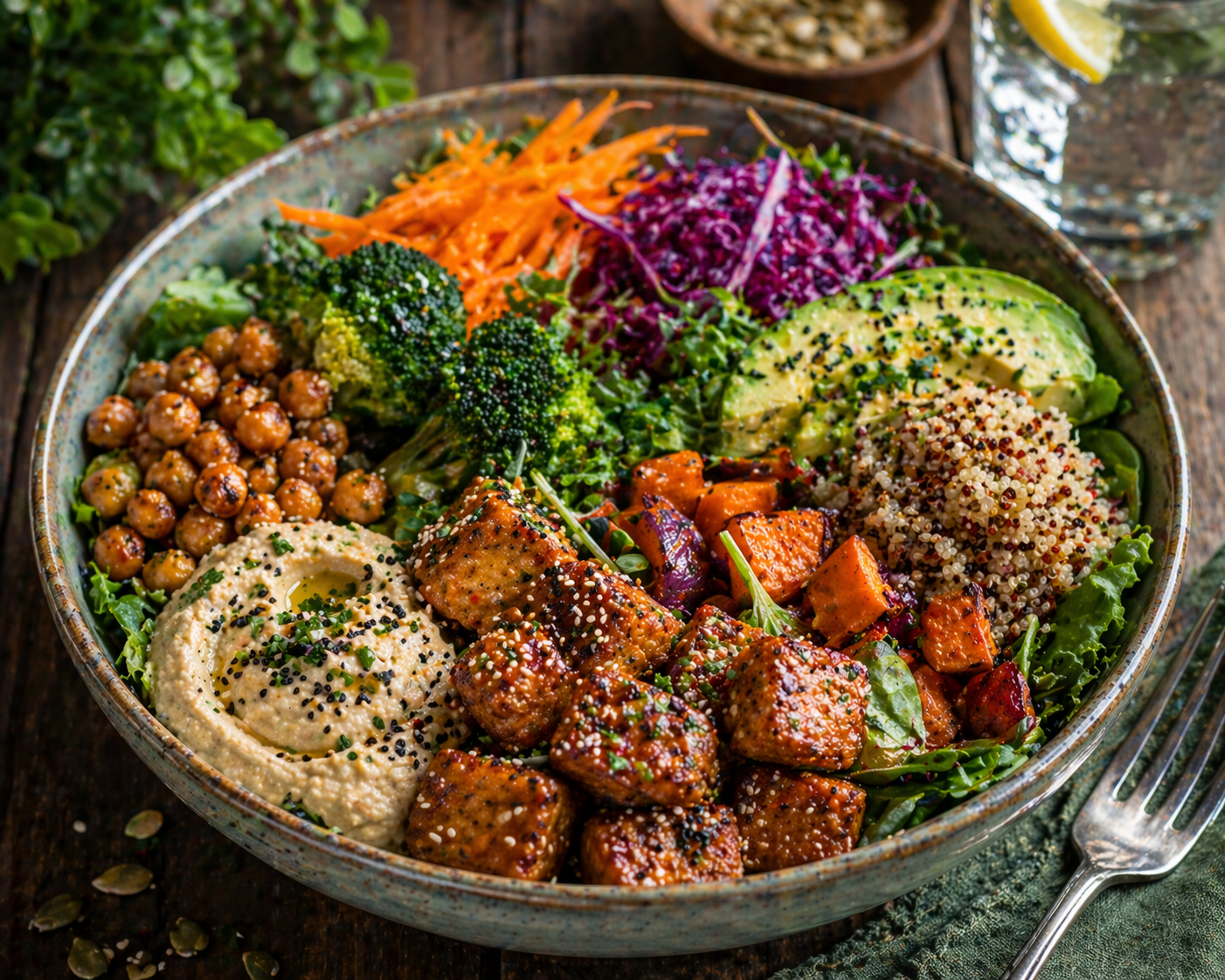 Plat de Solaris Vegan Bistro