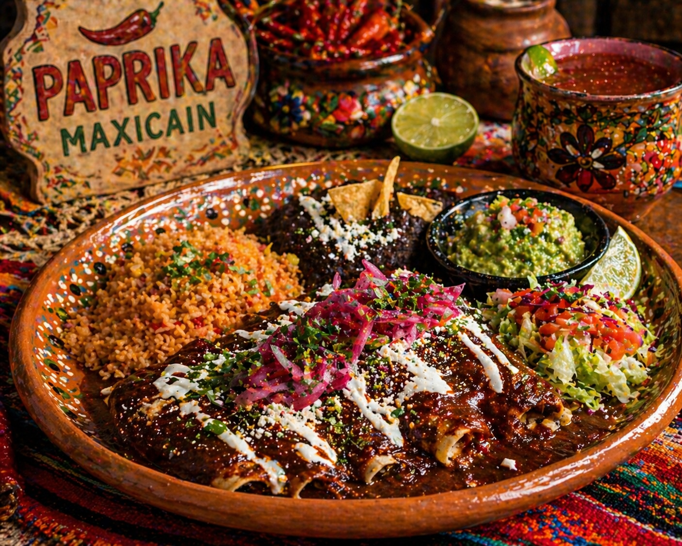 Plat de PaprikaMaxicaine