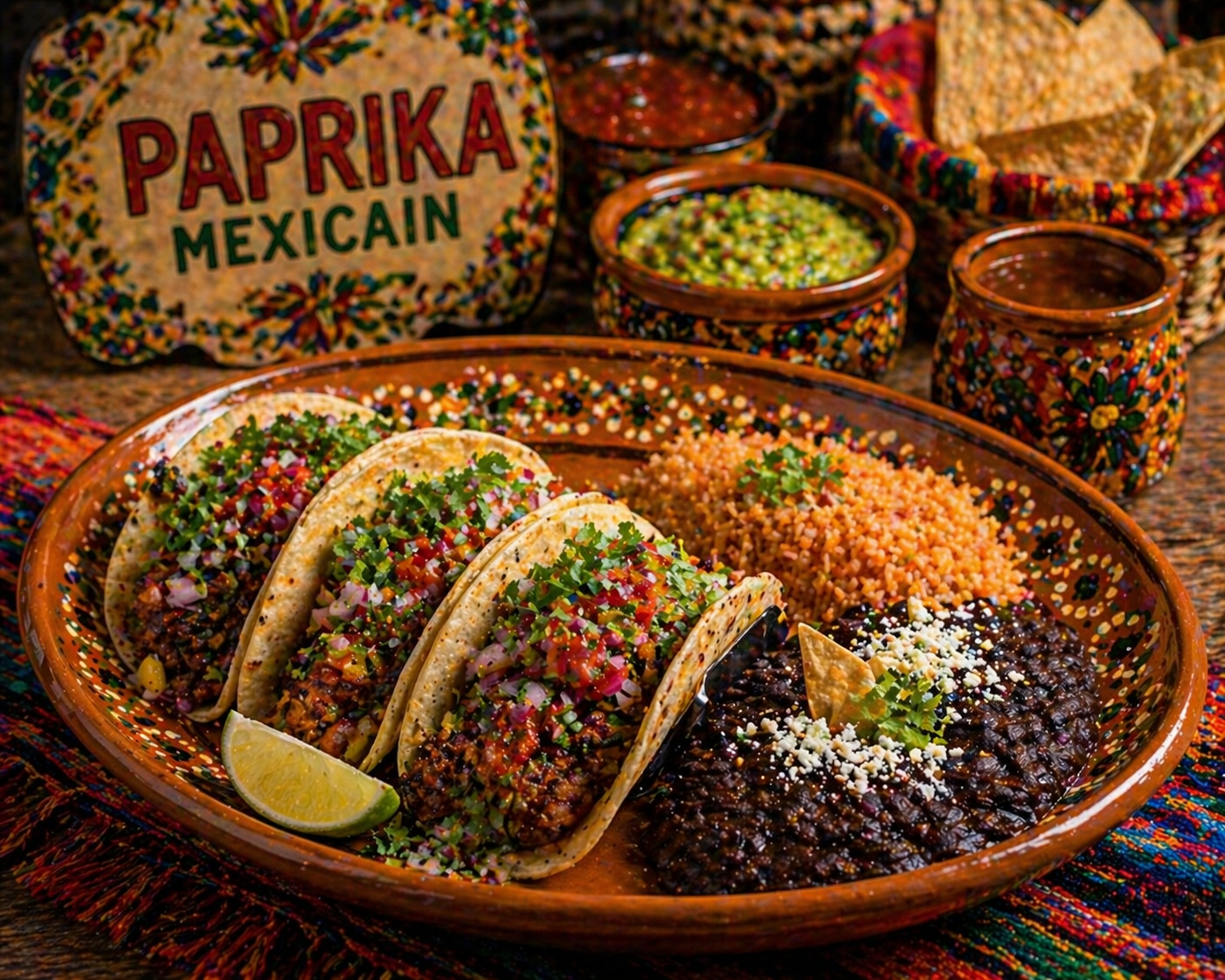 Plat de PaprikaMaxicaine