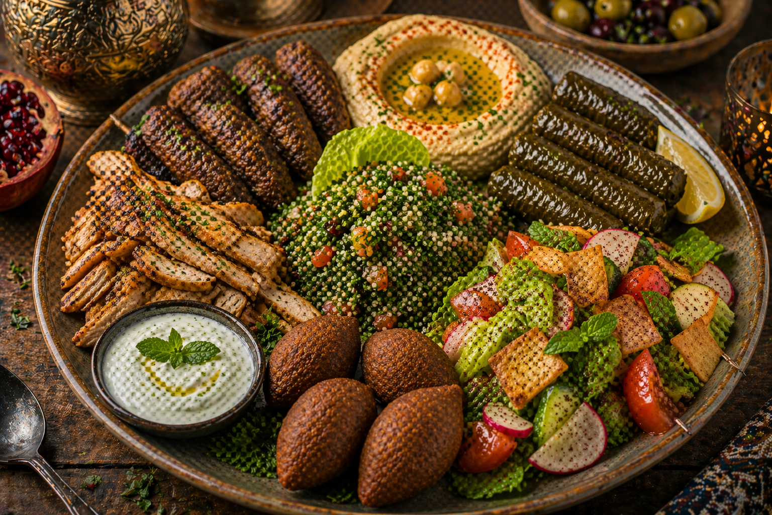 Plat de Saveurs Libanaises